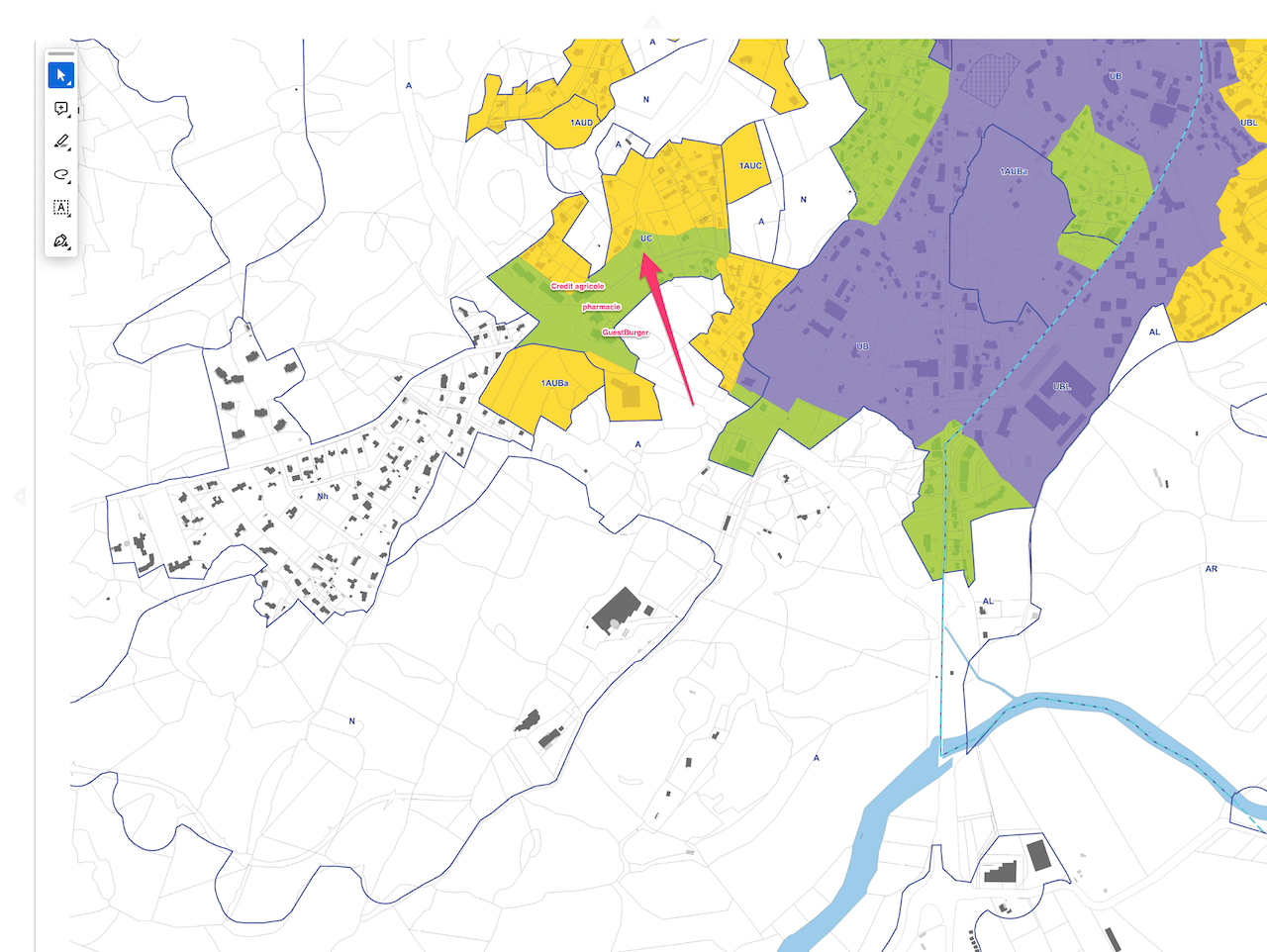 Porto-Vecchio Centre, IDÉALEMENT PLACÉ DANS SECTEUR EN PLEIN DEVELOPPEMENT(zone UC du PLU 2024): TERRAIN A FORT POTENTIEL AVEC BÂTI EXISTANT POUR PROJET de CONSTRUCTION et PROMOTION (IMMEUBLE D'HABITATIONS et/ou COMMERCES).