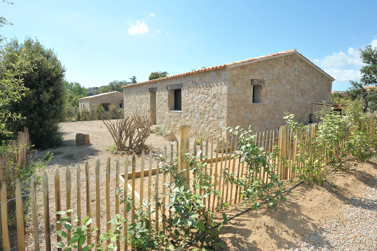 Idéalement placée entre St Cyprien et Pinarello, BERGERIE T-3 NEUVE avec PISCINE et CUISINE d'ÉTÉ sur terrain paysagé.